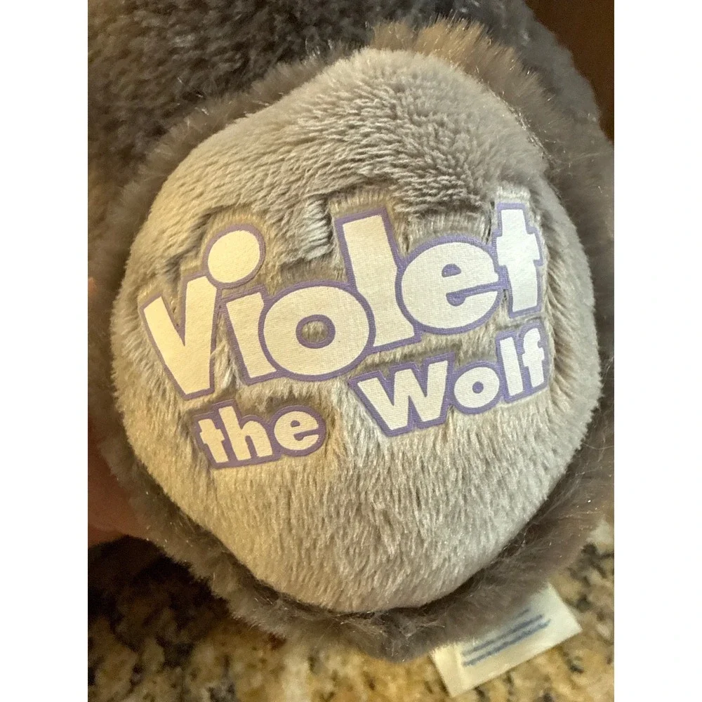 Build-A-Bear Great Wolf Lodge Exclusive Violet the‎ Wolf Plush Gray Orange New